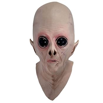 Amazon | izerhfd(きさ) 宇宙人 マスク ホラー エイリアン 恐怖